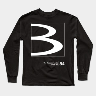 The Replacements / Minimal Style Graphic Artwork Long Sleeve T-Shirt